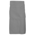 Storm Grey - Front - Dennys Adults Unisex Catering Waist Apron With Pocket