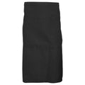 Black - Front - Dennys Adults Unisex Catering Waist Apron With Pocket