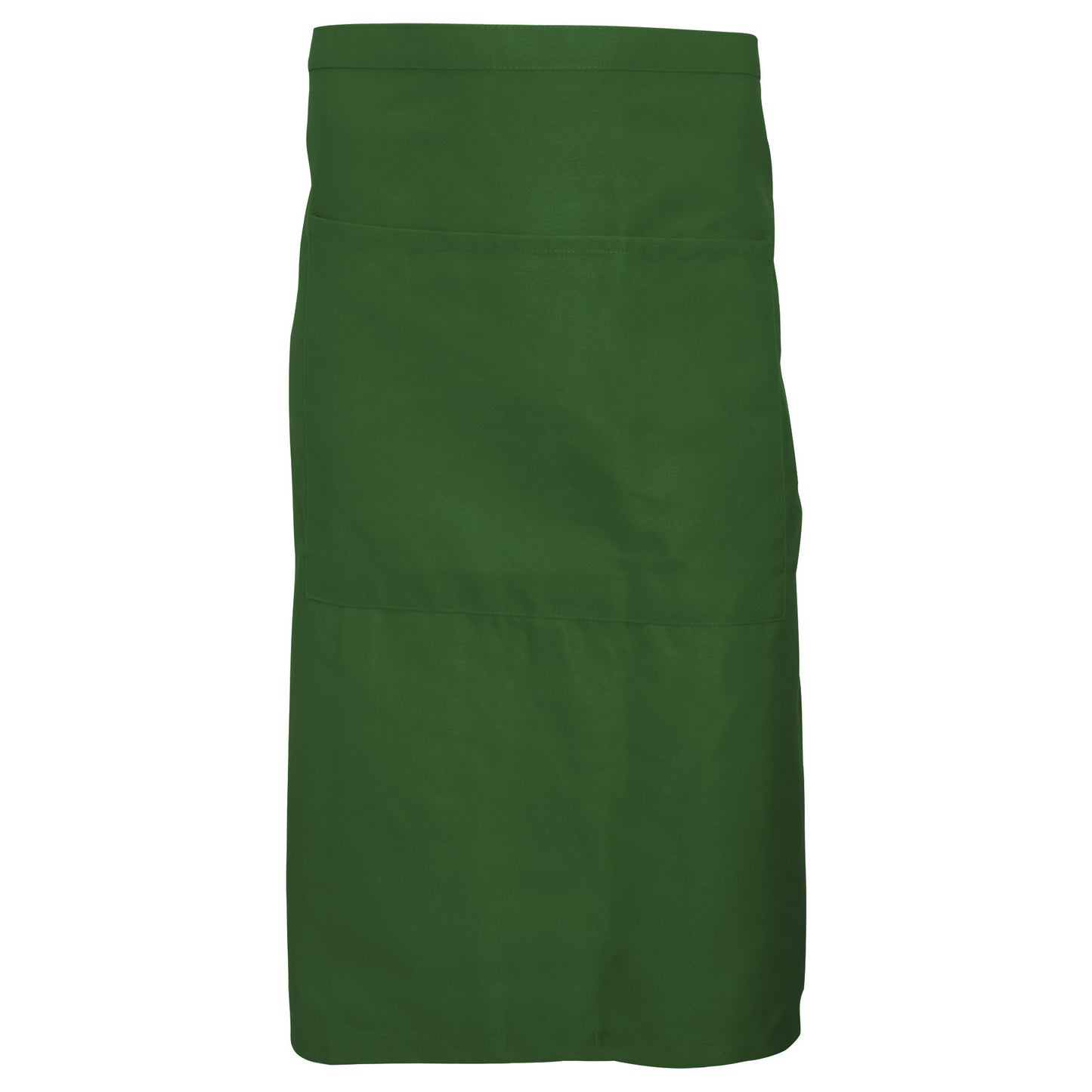 Bottle Green - Front - Dennys Adults Unisex Catering Waist Apron With Pocket