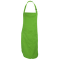 Olive - Front - Dennys Adults Unisex Catering Bib Apron With Pocket