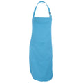 Mid Blue - Front - Dennys Adults Unisex Catering Bib Apron With Pocket