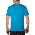 Sapphire - Side - Gildan Mens Premium Cotton V Neck Short Sleeve T-Shirt