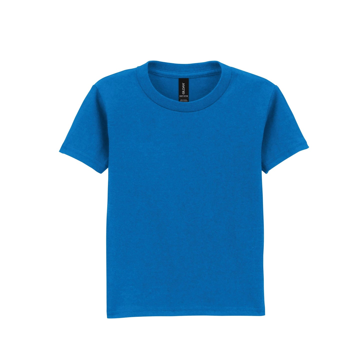 Royal Blue - Front - Gildan Childrens-Kids Cotton Heavy T-Shirt