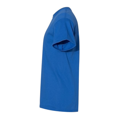Royal Blue - Side - Gildan Childrens-Kids Cotton Heavy T-Shirt