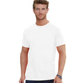 White - Back - Fruit Of The Loom Mens Heavy Weight Belcoro® Cotton Short Sleeve T-Shirt