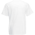 White - Side - Fruit Of The Loom Mens Heavy Weight Belcoro® Cotton Short Sleeve T-Shirt