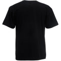 Black - Back - Fruit Of The Loom Mens Heavy Weight Belcoro® Cotton Short Sleeve T-Shirt