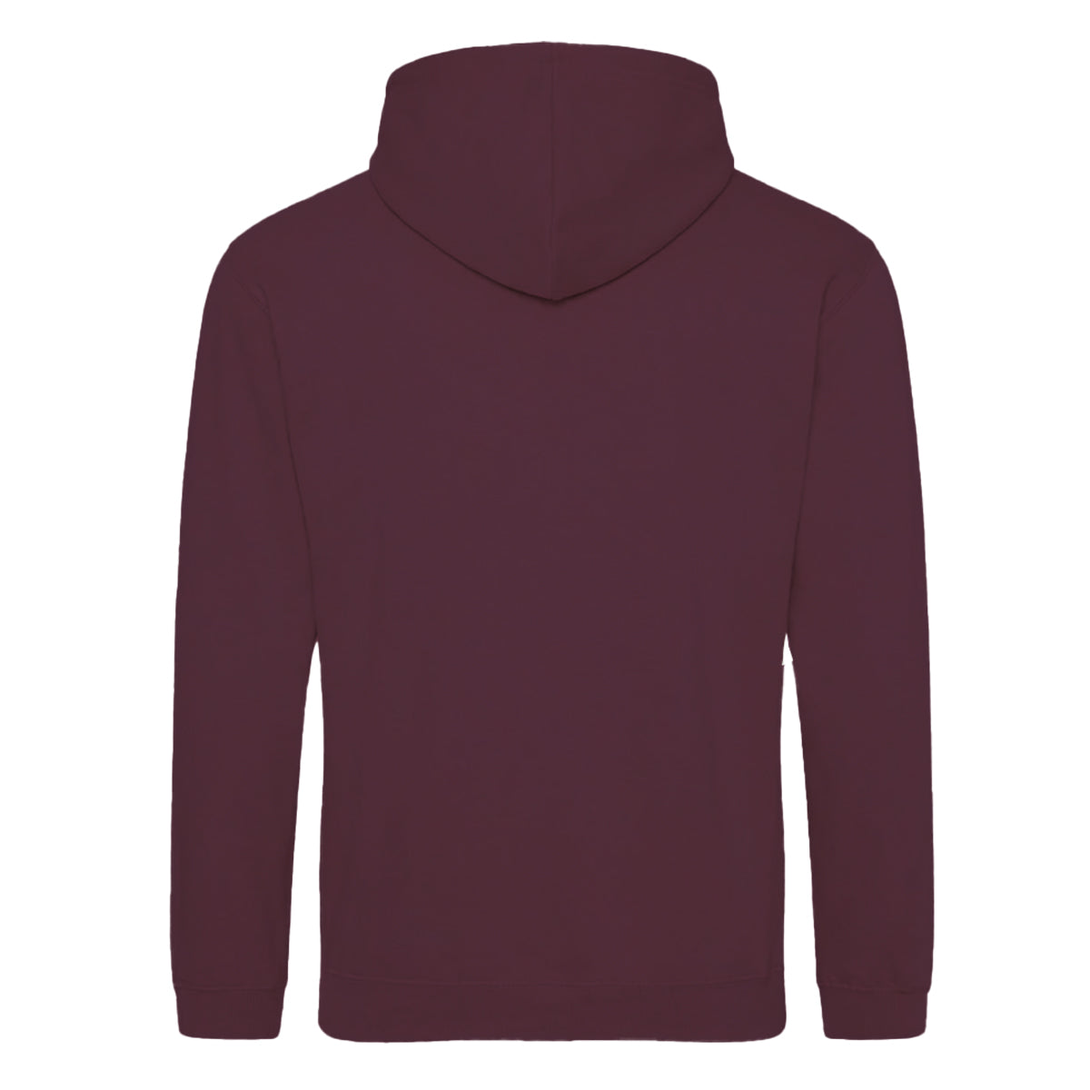 Burgundy - Back - Fruit Of The Loom Mens Zip Through Hooded Sweatshirt - Hoodie
