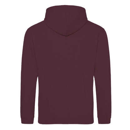 Burgundy - Back - Fruit Of The Loom Mens Zip Through Hooded Sweatshirt - Hoodie