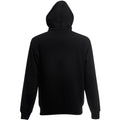 Black - Side - Fruit Of The Loom Mens Zip Through Hooded Sweatshirt - Hoodie