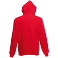 Red - Back - Fruit Of The Loom Mens Zip Through Hooded Sweatshirt - Hoodie