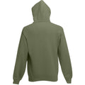 Classic Olive - Back - Fruit Of The Loom Mens Zip Through Hooded Sweatshirt - Hoodie