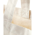 Natural - Side - Westford Mill Cotton Classic Shopper Bag (21 Litres)