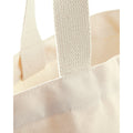 Natural - Back - Westford Mill Organic Marina Tote Shopping Bag (20L)