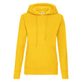 Sunflower - Front - Fruit Of The Loom Ladies Lady Fit Hooded Sweatshirt - Hoodie