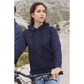 Deep Navy - Back - Fruit Of The Loom Ladies Lady Fit Hooded Sweatshirt - Hoodie