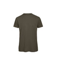 Khaki - Front - B&C Mens Favourite Organic Cotton Crew T-Shirt