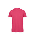 Fuchsia - Front - B&C Mens Favourite Organic Cotton Crew T-Shirt