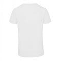 White - Back - B&C Mens Favourite Triblend V-Neck T-Shirt