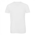 White - Front - B&C Mens Favourite Triblend V-Neck T-Shirt