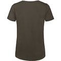 Khaki - Back - B&C Womens-Ladies Favourite Organic Cotton Crew T-Shirt