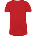 Red - Back - B&C Womens-Ladies Favourite Organic Cotton V-Neck T-Shirt