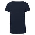 Navy Blue - Back - B&C Womens-Ladies Favourite Cotton Triblend T-Shirt
