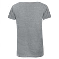 Heather Light Grey - Back - B&C Womens-Ladies Favourite Cotton Triblend T-Shirt