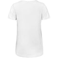 White - Back - B&C Womens-Ladies Favourite Cotton Triblend V-Neck T-Shirt