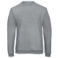 Heather Grey - Front - B&C Adults Unisex ID. 202 50-50 Sweatshirt