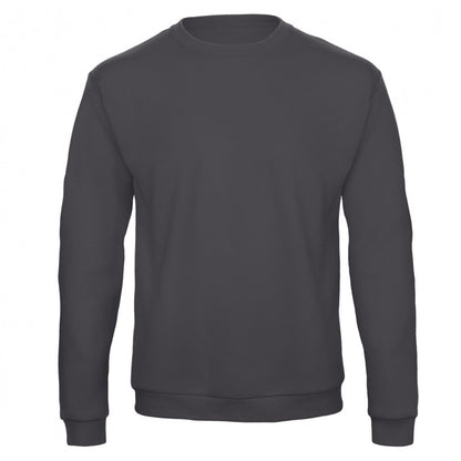 Anthracite - Front - B&C Adults Unisex ID. 202 50-50 Sweatshirt