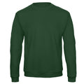 Bottle Green - Front - B&C Adults Unisex ID. 202 50-50 Sweatshirt