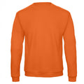 Pumpkin Orange - Front - B&C Adults Unisex ID. 202 50-50 Sweatshirt