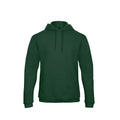 Bottle Green - Front - B&C Adults Unisex ID. 203 50-50 Hooded Sweatshirt