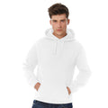 White - Back - B&C Adults Unisex ID. 203 50-50 Hooded Sweatshirt