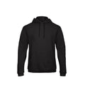 Black - Front - B&C Adults Unisex ID. 203 50-50 Hooded Sweatshirt