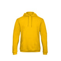 Gold - Front - B&C Adults Unisex ID. 203 50-50 Hooded Sweatshirt