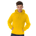Gold - Back - B&C Adults Unisex ID. 203 50-50 Hooded Sweatshirt