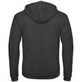 Anthracite - Back - B&C Adults Unisex ID.205 50-50 Full Zip Hooded Sweatshirt