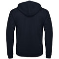 Navy Blue - Back - B&C Adults Unisex ID.205 50-50 Full Zip Hooded Sweatshirt