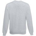 Heather Grey - Back - Fruit Of The Loom Mens Set-In Belcoro® Yarn Sweatshirt