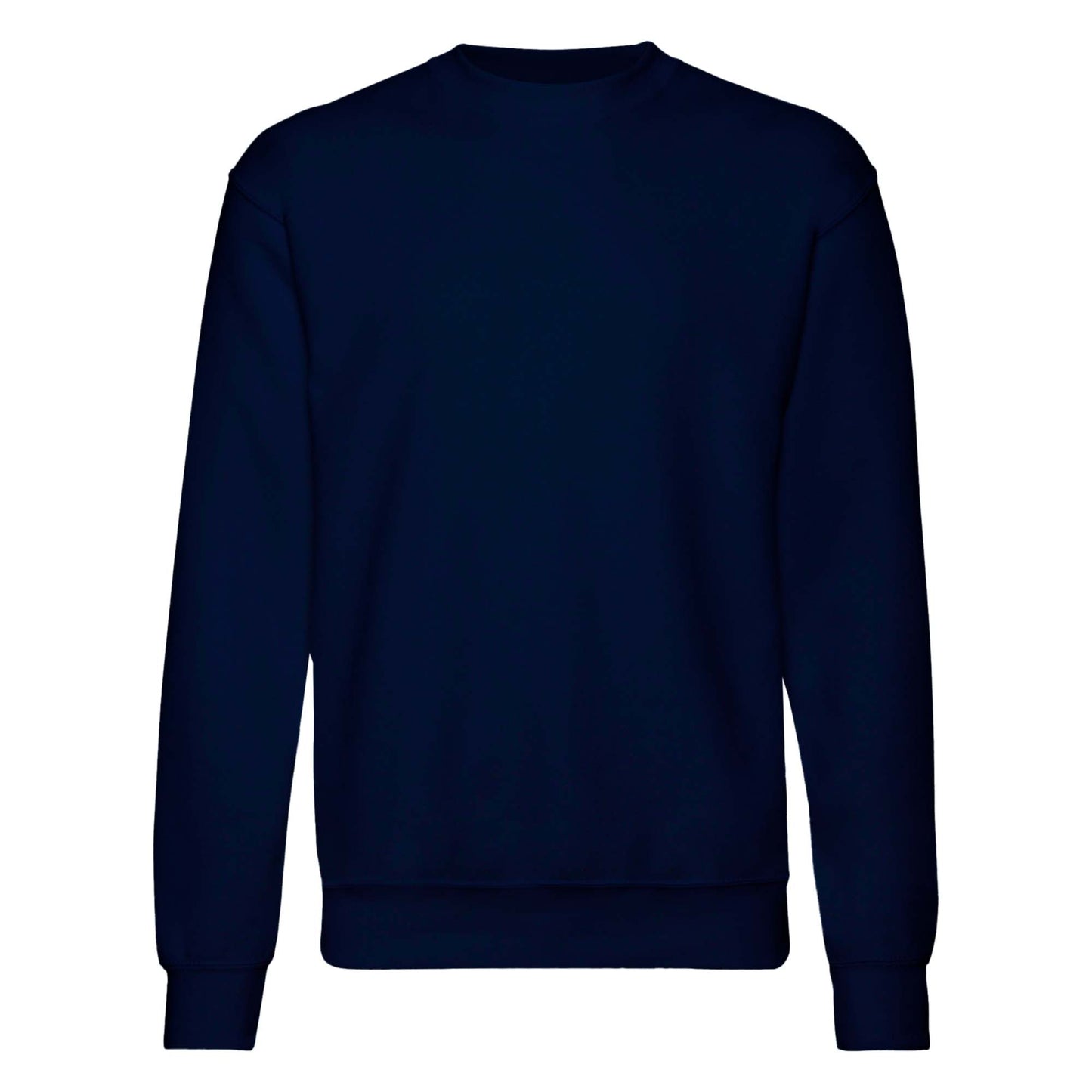Deep Navy - Front - Fruit Of The Loom Mens Set-In Belcoro® Yarn Sweatshirt