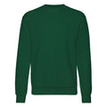 Bottle Green - Front - Fruit Of The Loom Mens Set-In Belcoro® Yarn Sweatshirt