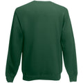 Bottle Green - Back - Fruit Of The Loom Mens Set-In Belcoro® Yarn Sweatshirt