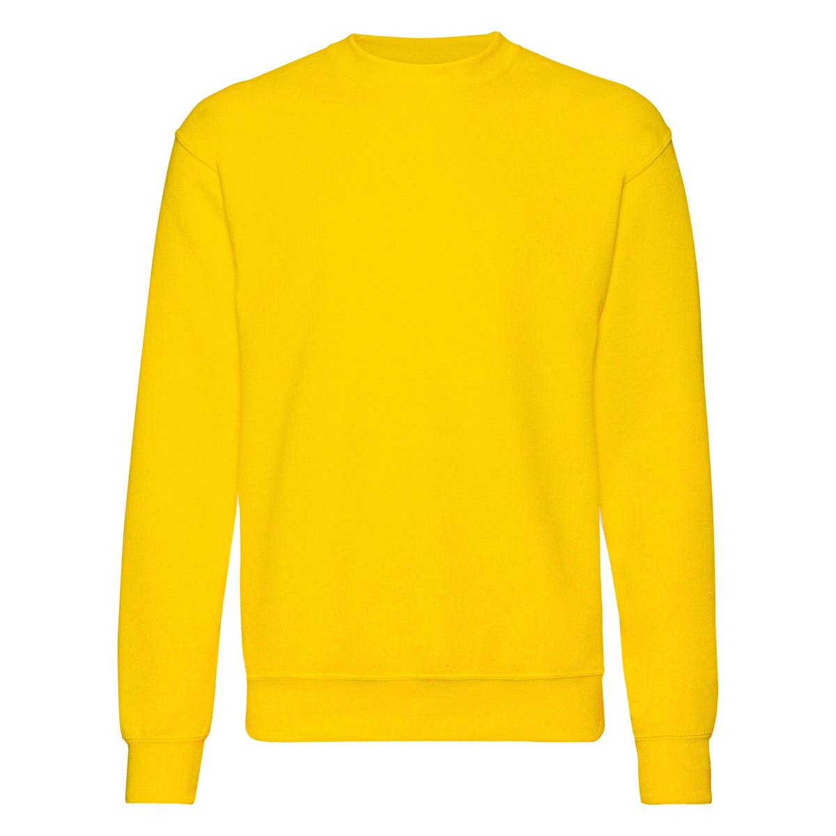 Sunflower - Front - Fruit Of The Loom Mens Set-In Belcoro® Yarn Sweatshirt