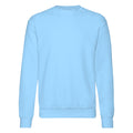 Sky Blue - Front - Fruit Of The Loom Mens Set-In Belcoro® Yarn Sweatshirt