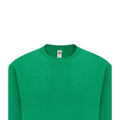Heather Green - Side - Fruit Of The Loom Mens Set-In Belcoro® Yarn Sweatshirt