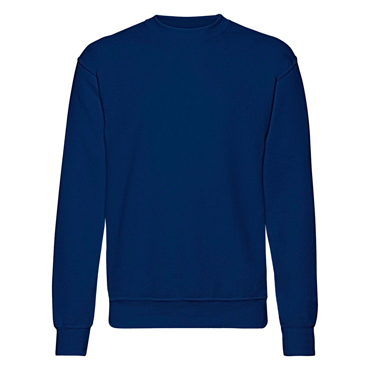 Navy - Front - Fruit Of The Loom Mens Set-In Belcoro® Yarn Sweatshirt