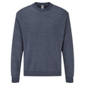 Heather Navy - Front - Fruit Of The Loom Mens Set-In Belcoro® Yarn Sweatshirt