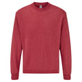 Heather Red - Front - Fruit Of The Loom Mens Set-In Belcoro® Yarn Sweatshirt